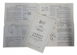 Zephyr Radio Owners Manual