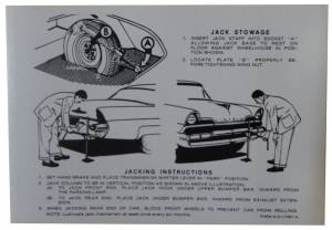 Jack Instructions Decal