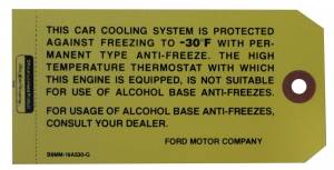 Antifreeze Tag