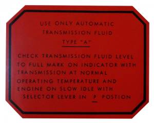 Automatic Transmission Decal