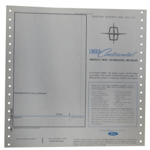 New Car Window Price Sticker