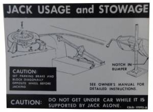 Jack Instructions Decal