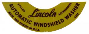 Windshield Washer Bottle Lid Decal