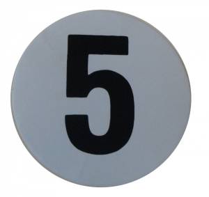 Assembly Line Production Day Window Sticker - "5"