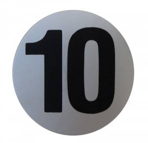 Assembly Line Production Day Window Sticker - "10"