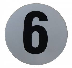 Assembly Line Production Day Window Sticker - "6"