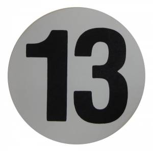 Assembly Line Production Day Window Sticker - "13"