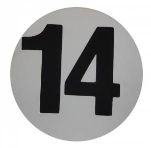 Assembly Line Production Day Window Sticker - "14"