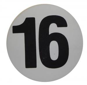 Assembly Line Production Day Window Sticker - "16"