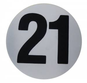 Assembly Line Production Day Window Sticker - "21"