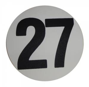 Assembly Line Production Day Window Sticker - "27"