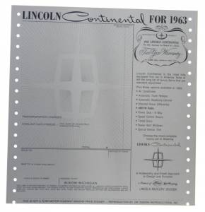 New Car Window Price Sticker