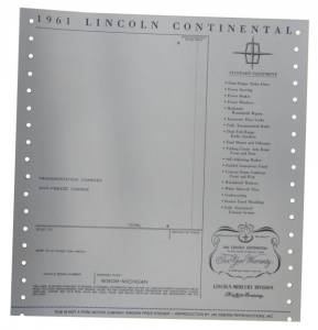 New Car Window Price Sticker