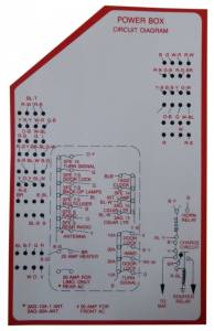 Power Box Circuit Decal