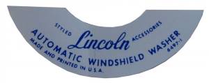 Windshield Washer Bottle Lid Decal