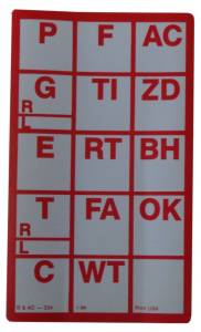 Windshield Inspection Decal