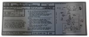 302 Automatic Transmission Emission Decal