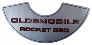"Rocket 350" Air Cleaner Decal