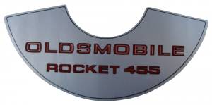 "Rocket 455" Air Cleaner Decal