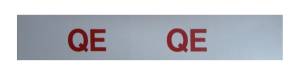 "QE" Engine Code Decal