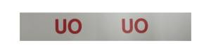 "UO" Engine Code Decal