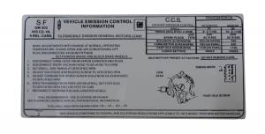 Emission Decal - 455-4V
