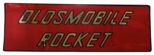 "Oldsmobile Rocket" Air Cleaner Decal