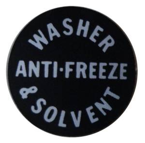 Windshield Washer Bottle Cap Decal