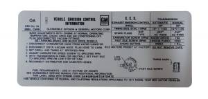 Emission Decal - 350-2V