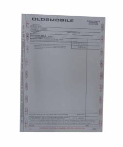 New Car Window Price Sheet