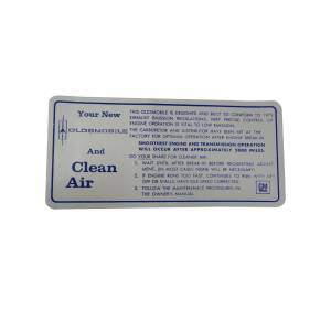 Trunk Clean Air Decal