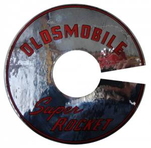 "Oldsmobile Super Rocket" Air Cleaner Decal - 7-1/2"