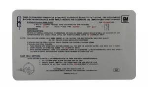 Emission Decal - 250-1V