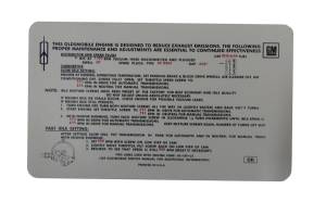 Emission Decal - 455-2V