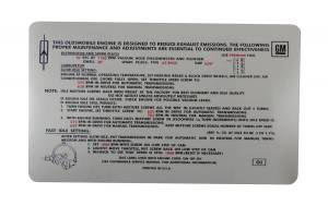Emission Decal - 350-4V Rallye