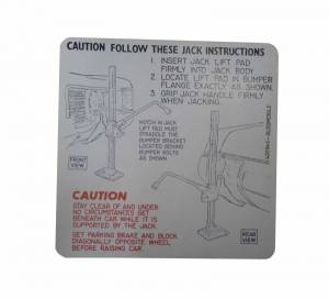 Jack Instructions Decal