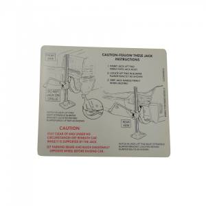Jack Instructions Decal