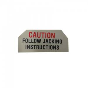 Jack Base "Caution" Tag
