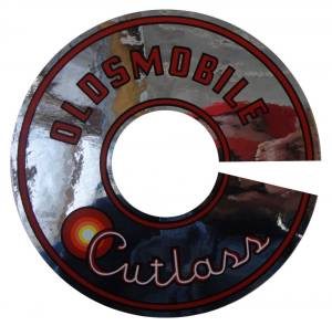 "Oldsmobile Cutlass" Air Cleaner Decal - 7-1/2"