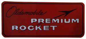 "Oldsmobile Premium Rocket" Air Cleaner Decal