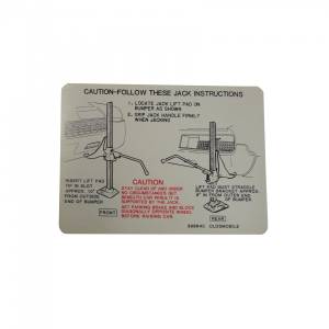 Jack Instructions Decal