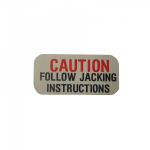 Jack Base "Caution" Tag