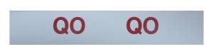 "QO" Engine Code Decal