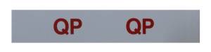 "QP" Engine Code Decal