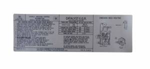 Emission Decal - 4.3 Litre