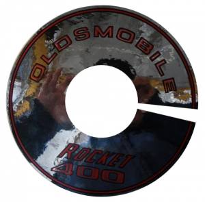 "Rocket 400" Air Cleaner Decal (2-V) - 8"