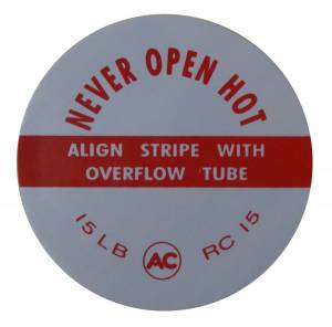 Radiator Alignment Decal