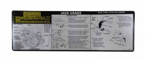 Jack Instructions Decal