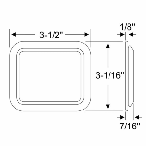 Steele Rubber - Kick Panel Hole Cover - Image 2