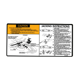 Jack Instructions Decal